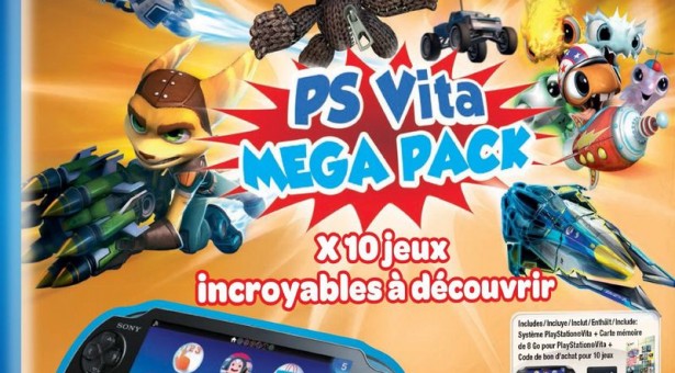 Un PlayStation Vita Mega Pack à 199€