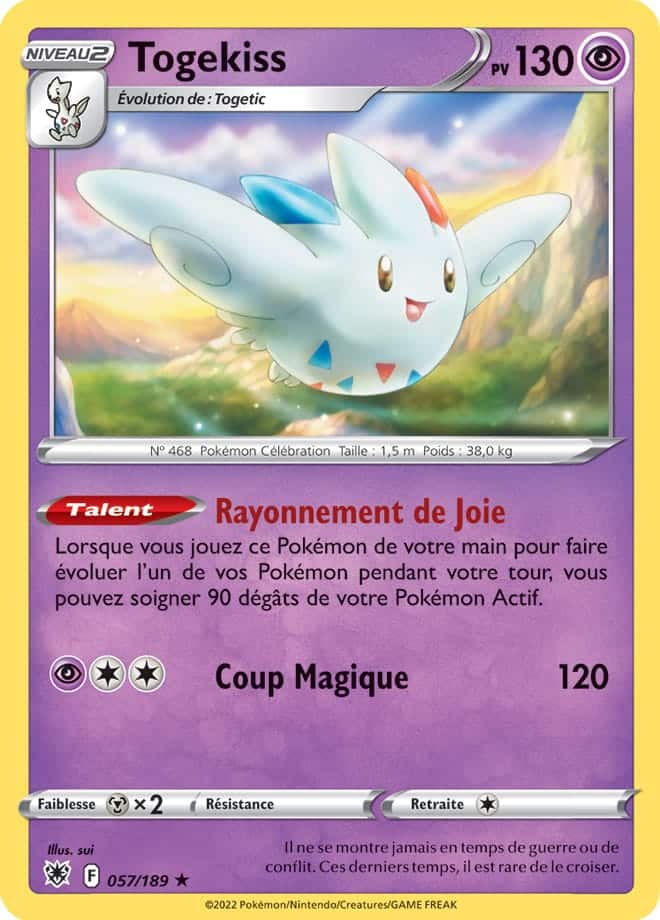 FR] Pokémon Carte EB10 091/189 Qwilpik de Hisui RARE