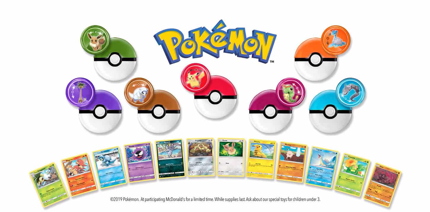 Les cartes McDonald's du JCC Pokémon se montrent pour une sortie en août !  - Margxt