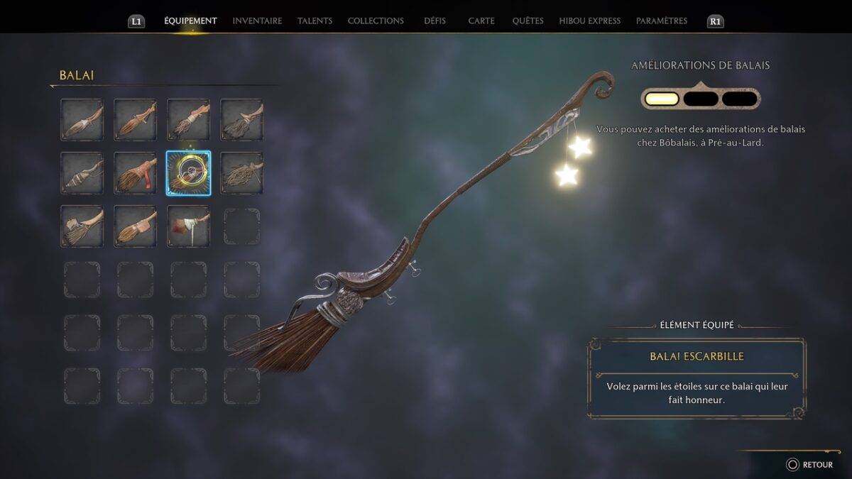 Liste des balais et comment les obtenir dans Hogwarts Legacy