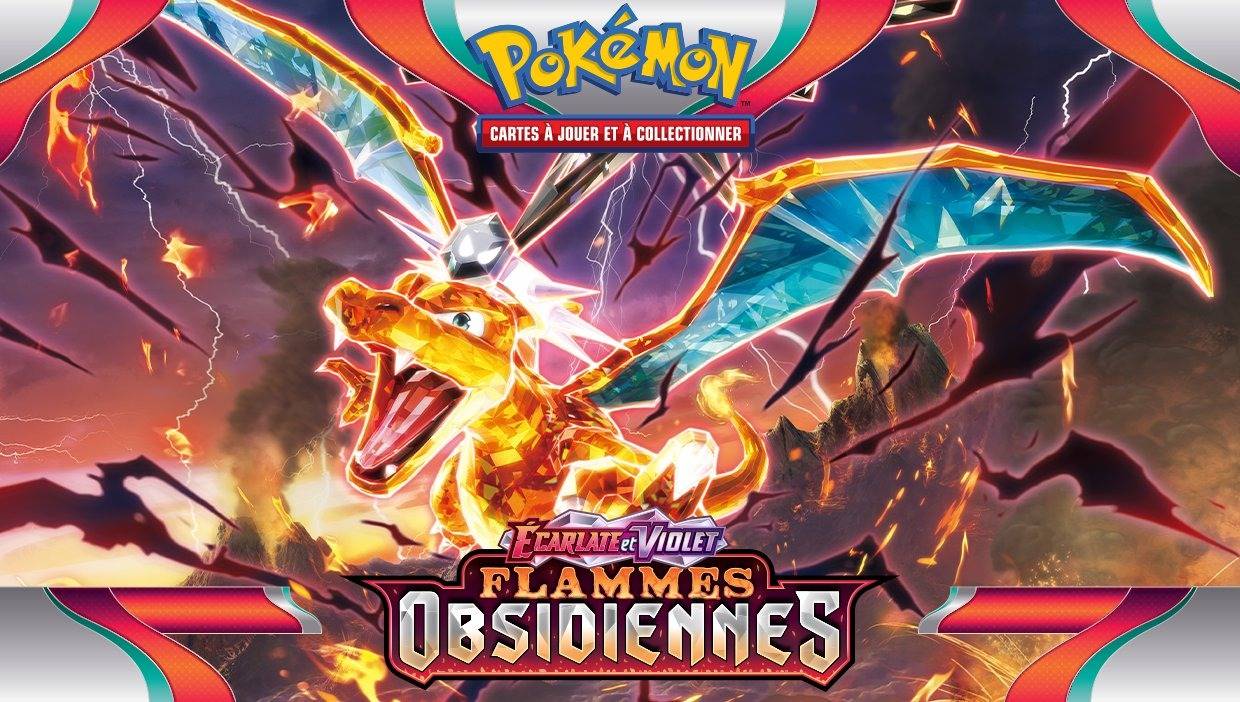 Ultra - Pokemon - Flammes Obsidiennes - Dracaufeu ex 215/197